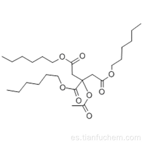 O-acetilcitrato de trihexilo CAS 24817-92-3